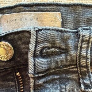 Topshop Charcoal Denim Pants